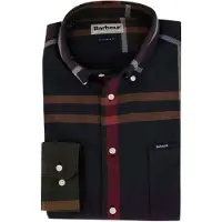 Barbour Camicia A Maniche Lunghe Dunoon Tailored