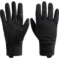 Odlo - Guanti da sci di fondo - Gloves Full Finger Nordic Warm Black in Softshell - Taglia XL - Nero