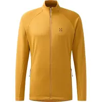 Haglöfs Korp Mid Jacket Giacca in pile Uomo (M, giallo)