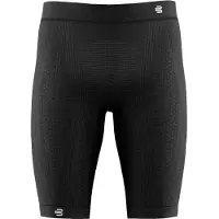 Bauerfeind Sports Sports Compression Tights Short Pantaloncini da running Uomo (L, nero)