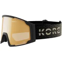 Head - Maschera da sci - Neves Pro 5K Gold Kore in Silicone - Taglia M - Nero