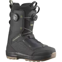 Salomon Snowboard - Scarponi da snowboard - Echo Dual BOA Black/Deep Lichen Green per Uomo - Taglia 46 - Nero