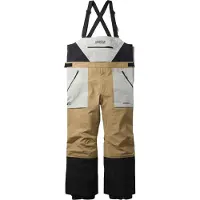 Snow Peak - Salopette impermeabile e traspirante - MofM Snow Bib Pants Beige in Pelle - Taglia L