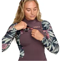 Roxy Muta In Neoprene A Maniche Lunghe Con Zip Sul Petto Per Donna Swell 4/3 Mm