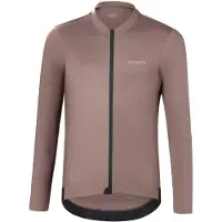 Straede Aerlig Thermal Longsleeve Maglietta da ciclismo (XL, marrone)