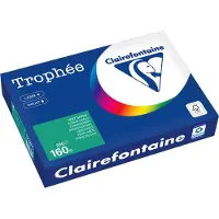 Clairefontaine Carta Colorata Verde pino A4 160 g/m² (250 fogli)