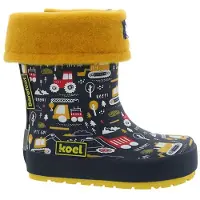 Koel Kid's Wellie Print + Sock Stivali di gomma Bambini (31, variopinto)