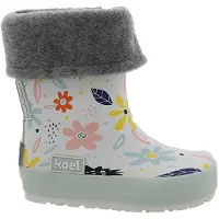 Koel Kid's Wellie Print + Sock Stivali di gomma Bambini (34, grigio)