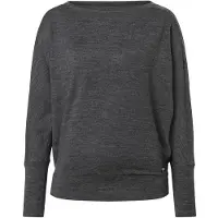 Super.natural Women's Kula Sweater Maglia a manica lunga Donna (XS, grigio)