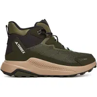 Adidas - Calde scarpe da escursionismo in Primaloft - Anylander Climawarm+ W Olive Strata/Night Cargo/Semi Flash Aqua per Donne - Taglia 5,5 UK - Kaki