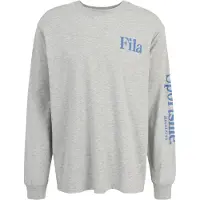 FILA Laon Oversized Long Sleeve Light Grey Melange Taglia: XS | Abbigliamento Sportivo Outlet | Uomo | Grigio