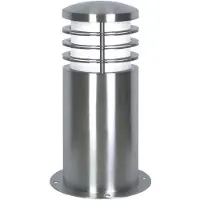 ELSTEAD Lampioncino Sandbanks, acciaio inox, altezza 24 cm, E27, IP44