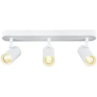 SLV Faretto da soffitto LED Noblo, 2.700 K, bianco, lunghezza 40 cm
