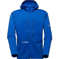 Mammut Eiger Nordwand Advanced Midlayer Hooded Jacket Giacca in pile Uomo (M, blu)
