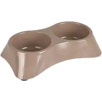 Flamingo Mangiatoia Per Cani Mangi Double Melamine