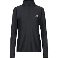 New Balance Sport Essentials Space Dye 1/4 Zip Bkheathr Taglia: L | Maglie a manica lunga Outlet | Donna