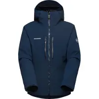 Mammut - Giacca termica da sci isolante e impermeabile - Stoney HS Thermo Hooded Jacket Men Marine per Uomo - Taglia M - Blu navy