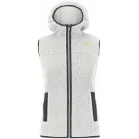 Karpos Women's Moiazza Retro Hoodie Vest Gilet in pile Donna (S, turchese)