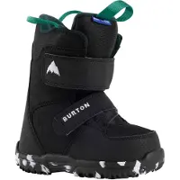 Burton - Scarponi da snowboard - Mini Grom Black - Taglia Bambino 24 - Nero