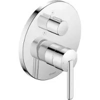 Duravit Duvarit Balcoon Mitigeur monocommandé pour douche, montage encastré, 170x200 mm, BA4210012010, BA4210012010