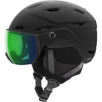 Smith - Casco da sci - Survey Eu Matte Black Chromapop Everyday Green Mirror - Taglia 51-55 cm - Nero