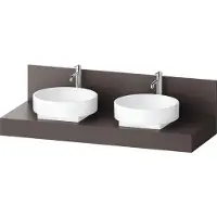 Duravit Console Balcoon rectangulaire, 2 découpes des deux côtés , 1400x550x370mm, BA90610IGIG0000, BA90610IGIG0000