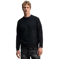 Butcher of Blue Clifton Sweat Crew Off Black Taglia: S | Maglioni a maglia Outlet | Uomo | Nero