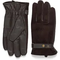Barbour per uomo. MGL0137 Guanti in pelle Nelson marrone (L), Casual