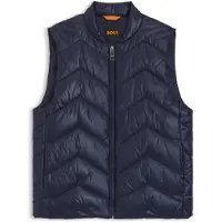 BOSS per donna. 50542453 Gilet blu navy Palattini (48), Casual, Poliestere