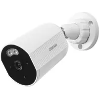 Osram Telecamera SMART+ WiFi per esterni 4MP 2K IP67, visione notturna 10m, audio bidirezionale, Ethernet, compatibile con Alexa, bianco per esterni