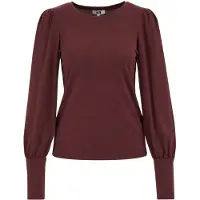 We fashion T-shirt Burgundy Red Taglia: XL | Maglie a manica lunga Outlet | Donna | Marrone