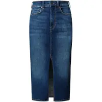Pepe Jeans Gonna Midi A Vita Alta Midi Denim