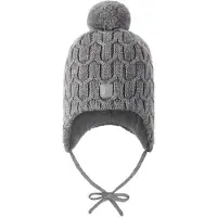Reima Kid's Nunavut Berretto Bambini (46 cm, grigio)