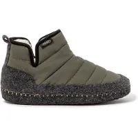 Nuvola Nuvola. Ciabatta 'Boot New Wool' verde scuro