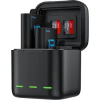 Telesin Caricabatterie + 2 batterie per GoPro Hero 13