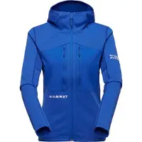 Mammut Women's Eiger Nordwand Advanced ML Hooded Jacket Giacca in pile Donna (S, blu)