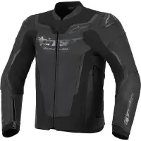 Alpinestars Giacca In Pelle GP Force V2 Black Black, Taglia: 58