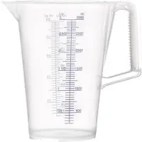 Pressol Caraffa di misurazione 3l scala stampata blu PP - 7084