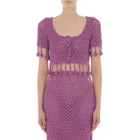Moschino Knitwear Violet Taglia: 40 | Cardigan Outlet | Donna | Viola
