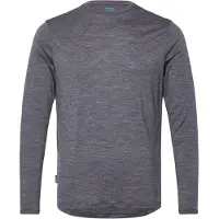 Icebreaker Merino 125 Cool-Lite Sphere III L/S Tee Maglia merino Uomo (XXL, grigio/blu)