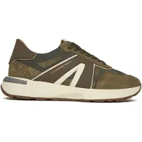 Alexander Smith asbclpm-3253-olv Uomo Pelle Verde