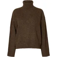 Selected Collo Alto Donne Marrone S