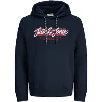 Jack & jones Felpa Con Cappuccio Con Logo