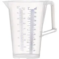 Pressol Caraffa di misurazione 2l scala blu stampata PP - 7083