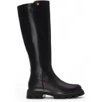 Xti per donna. 14441901-NEGRO Stivali 144419 neri (38), Nero, Basso, 1 a 3 cm, Cerniera, Casual