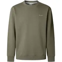 Pepe Jeans per uomo. PM5800013 Felpa verde con piccolo logo Macbeth (S), Casual, Cotone