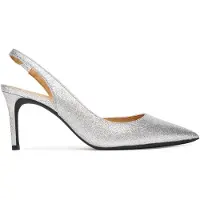 Michael Kors Alina Flex Sling Pump Silver Taglia: 40 | Tacchi Alti Outlet | Donna | Grigio