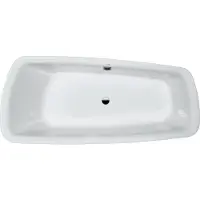 Laufen Baignoire Palomba à encastrer avec pied 1800x800x455 blanc, bord de baignoire 80 mm, H2438010000001, H2438010000001