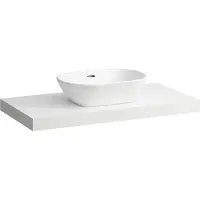 Laufen LANI Plan de toilette, une découpe au centre, 985x495x65mm, H4046611122601, H4046611122601