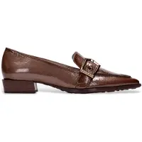 Hispanitas per donna. HI254262 Scarpe in pelle marrone di Torino (41), 1 a 3 cm, Nessuno, Casual, Da sera, Classico